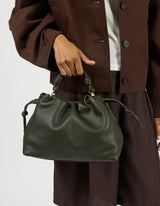 Kiki Mini Moss Pelle Morbida Pieno Fiore | O MY BAG