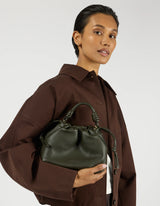 Kiki Mini Moss Pelle Morbida Pieno Fiore | O MY BAG