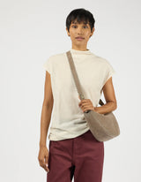 Bag Leo Crossbody Strap Clay Suede | O MY BAG