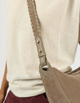 Bag Leo Crossbody Strap Clay Suede | O MY BAG
