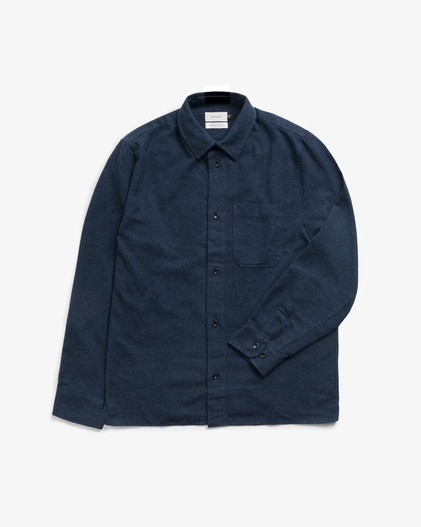 Flanellhemd Bio-Baumwolle Dunkelblau | ROTHOLZ