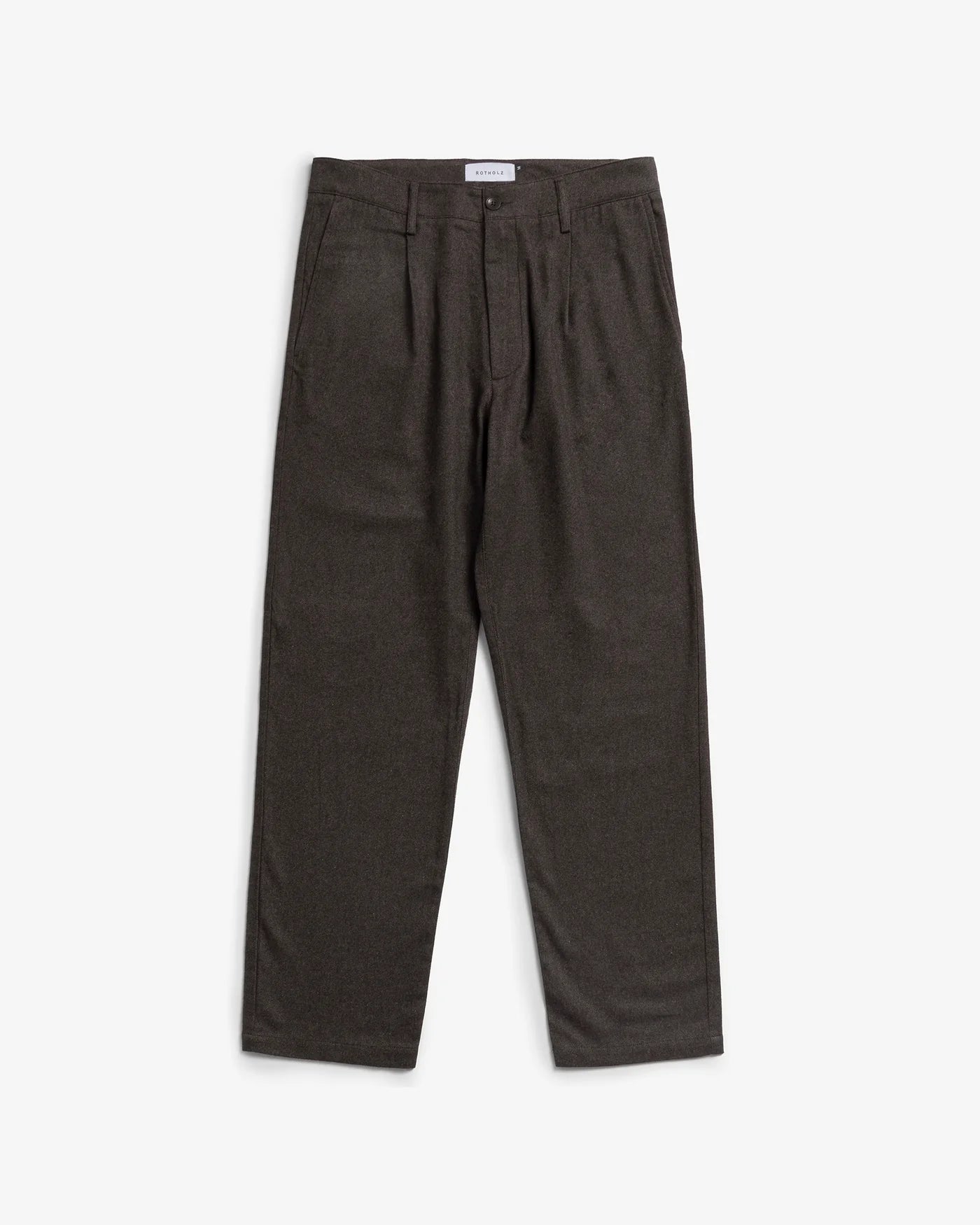 Alltags-Flanellhose aus Bio-Baumwolle Schwarz Braun | ROTHOLZ