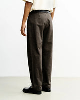 Alltags-Flanellhose aus Bio-Baumwolle Schwarz Braun | ROTHOLZ