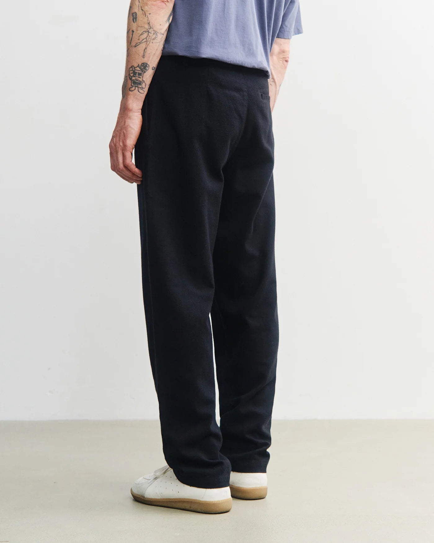Everyday Flanellhose Bio-Baumwolle True Black | ROTHOLZ