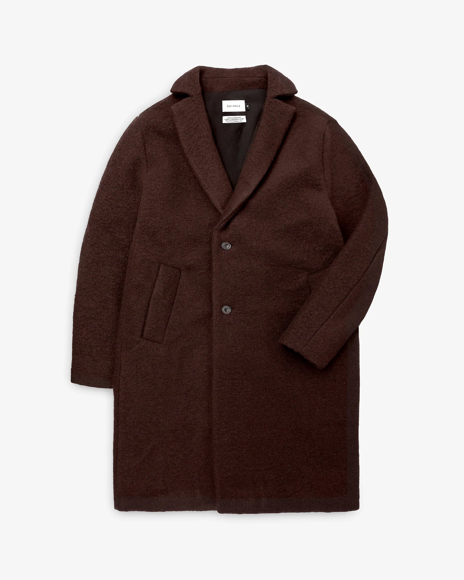 Formal Coat Rosewood Brown | Rotholz
