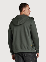 Zip Sweatshirt Premium Core Green Man | G-Star Raw