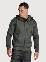 Zip Sweatshirt Premium Core Green Man | G-Star Raw