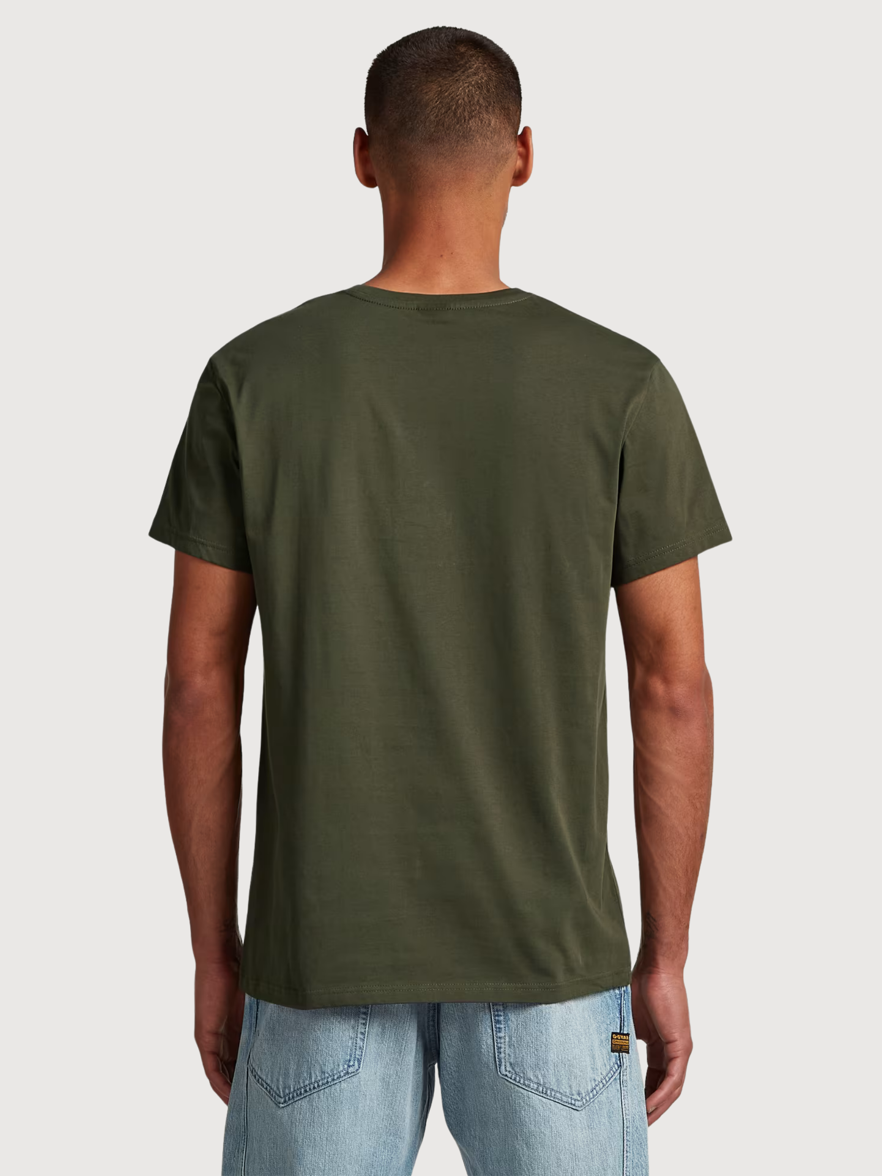T-Shirt Base-S Green Man Cotton | G-Star Raw