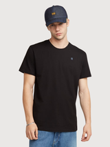 T-Shirt Base-S Black Man Cotton | G-Star Raw