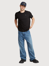 T-Shirt Base-S Black Man Cotton | G-Star Raw