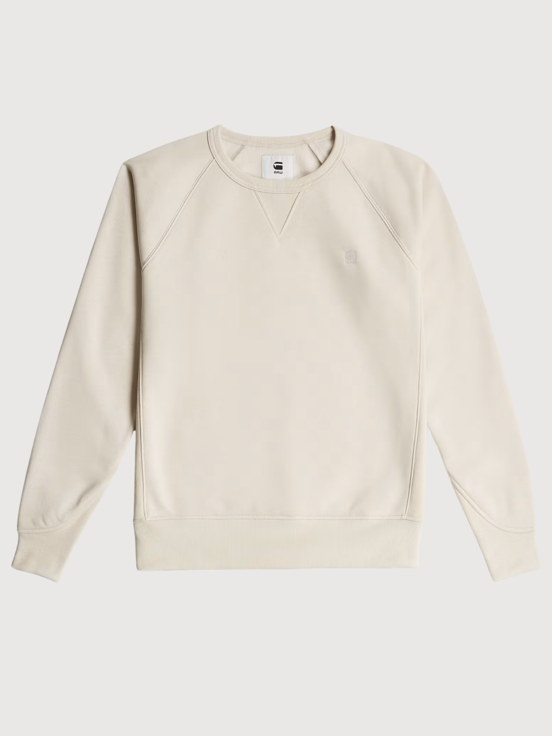 Felpa Premium Core Beige Donna | G-Star Raw