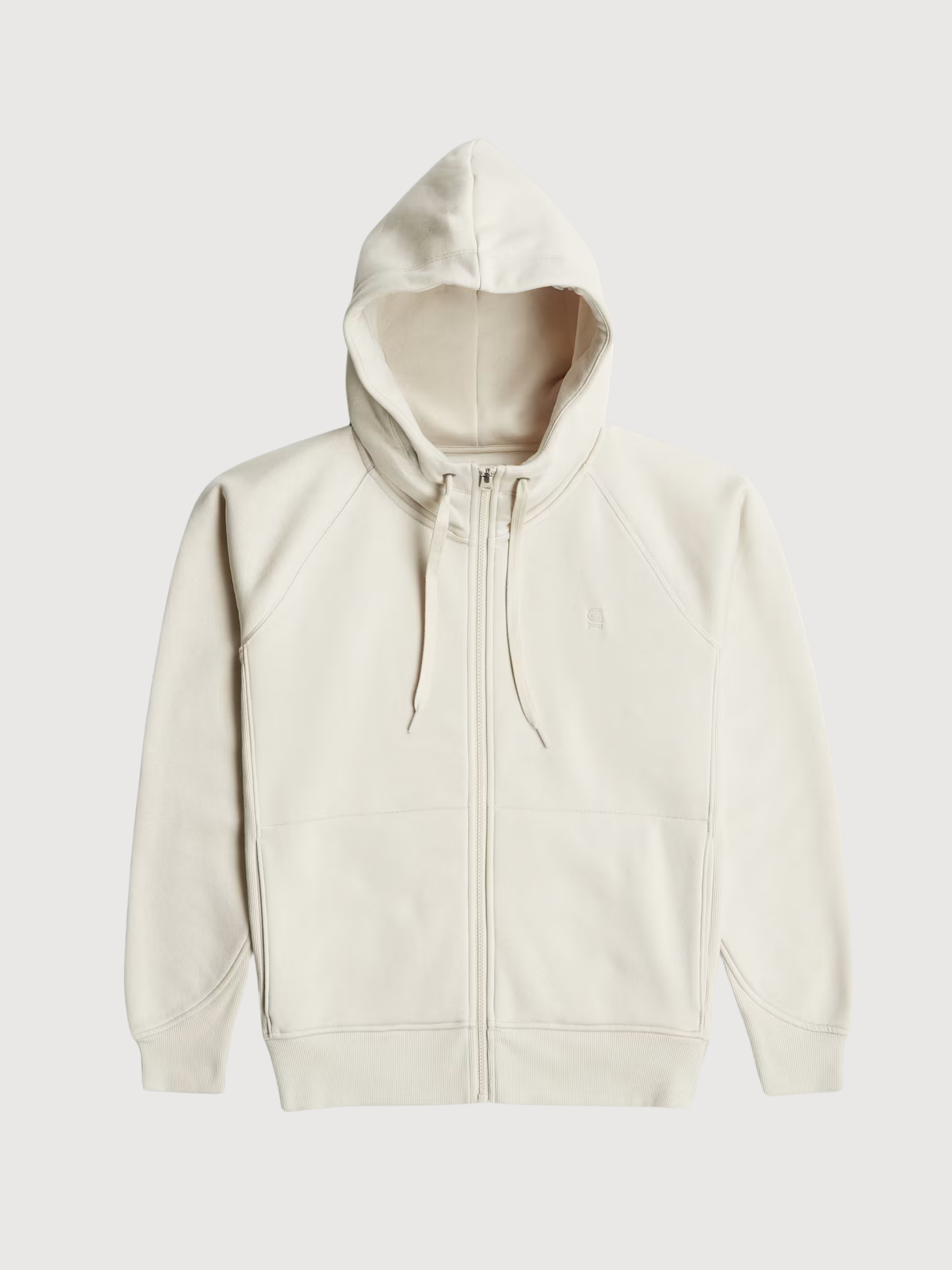 Felpa con zip Premium Core 2.1 Beige | G-Star Raw