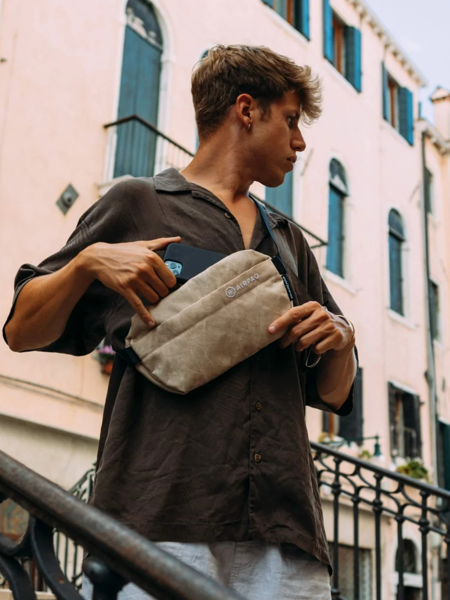 Umhängetasche Schlinge Baq Beige | Airpaq