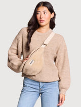 Fanny Pack Beige Fur | Hindbag