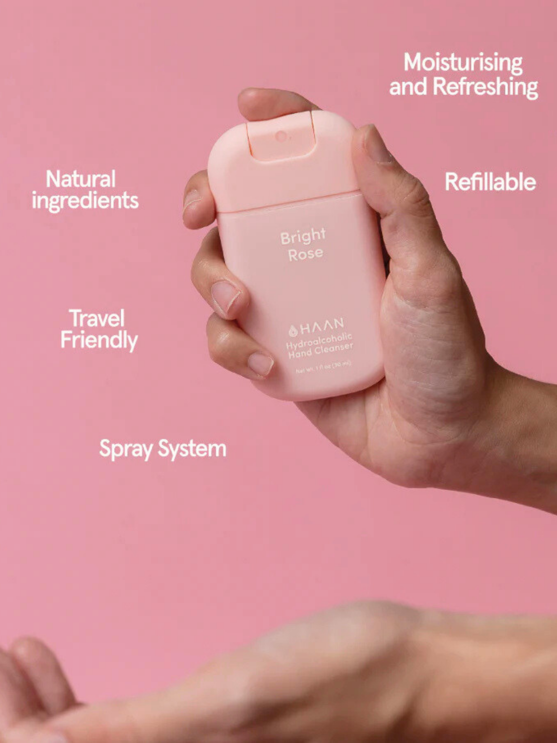 Kosmetik Handdesinfektionsmittel Bright Rose | Haan