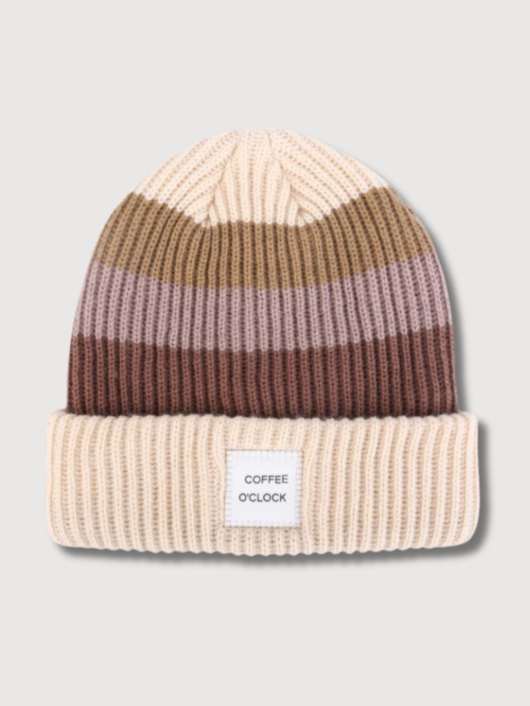 Coffee Oclock Multicolor Beanie | Verb To Do