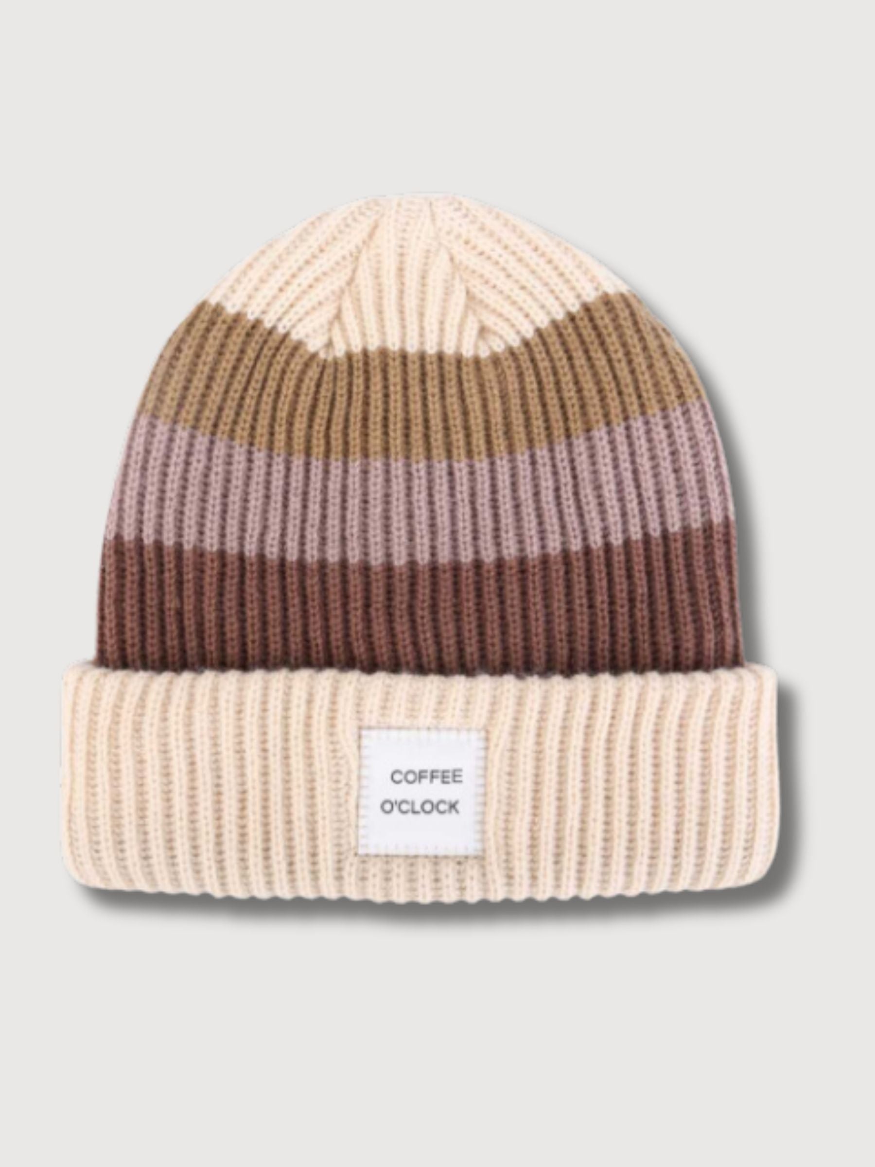 Coffee Oclock Multicolor Beanie | Verb To Do