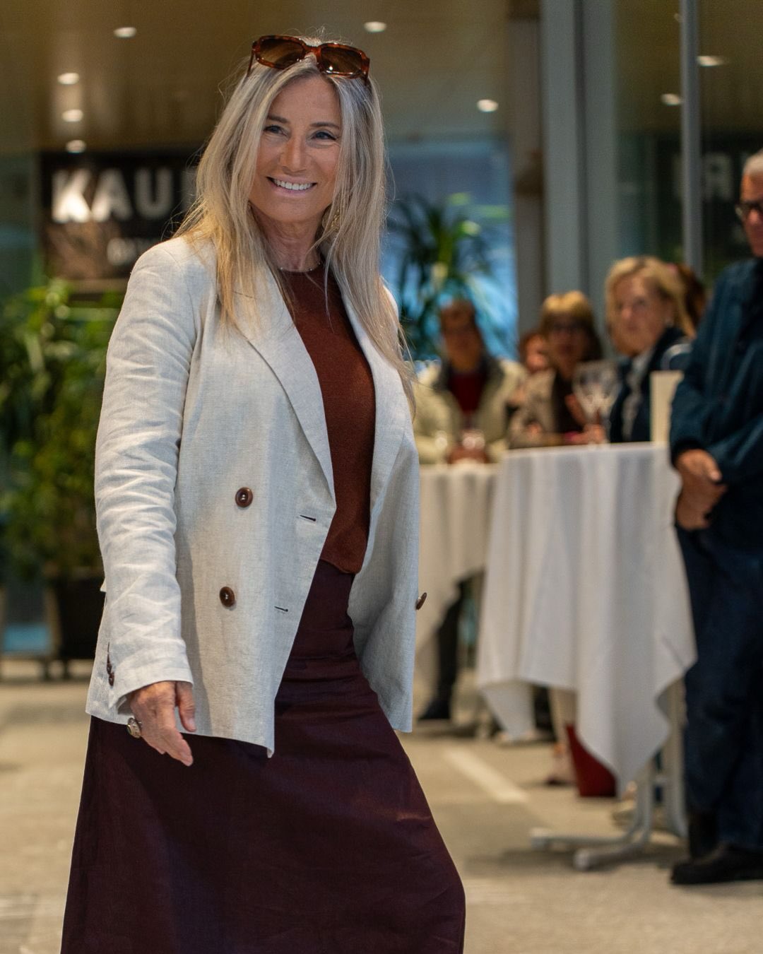 Jacket Diana Woman Undyed Linen | Kings Of Indigo