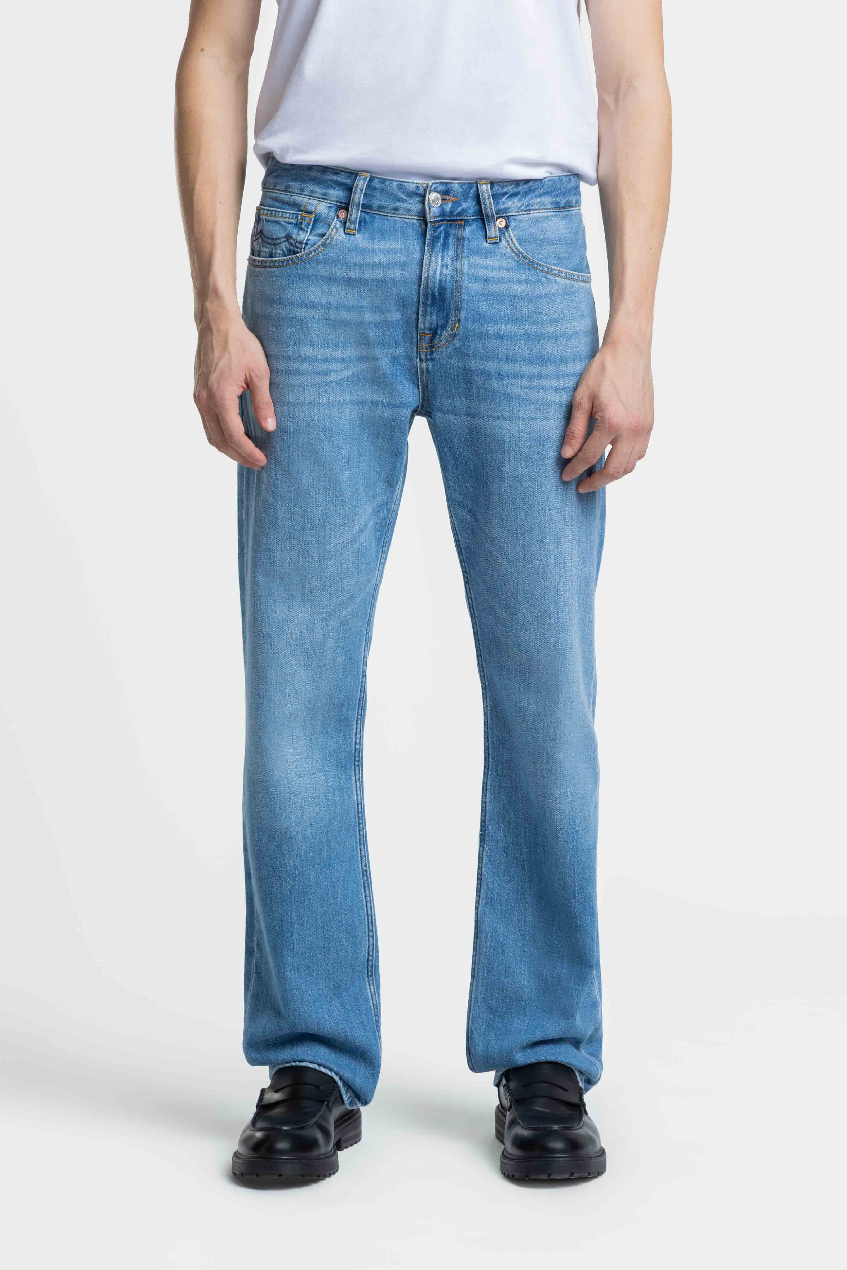 Jeans Iskander Mid Worn Cotone | Kings Of Indigo