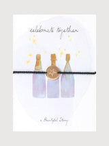 Postcard 'celerate together' Champagne with Jewellry I A Beautiful Story