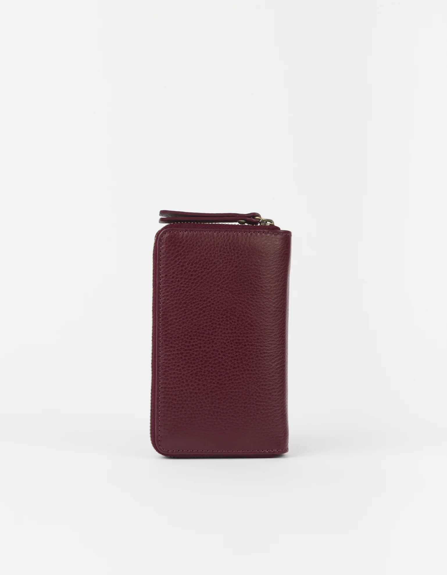 Jett Wallet Dark Cherry Soft Grain Leather | O MY BAG