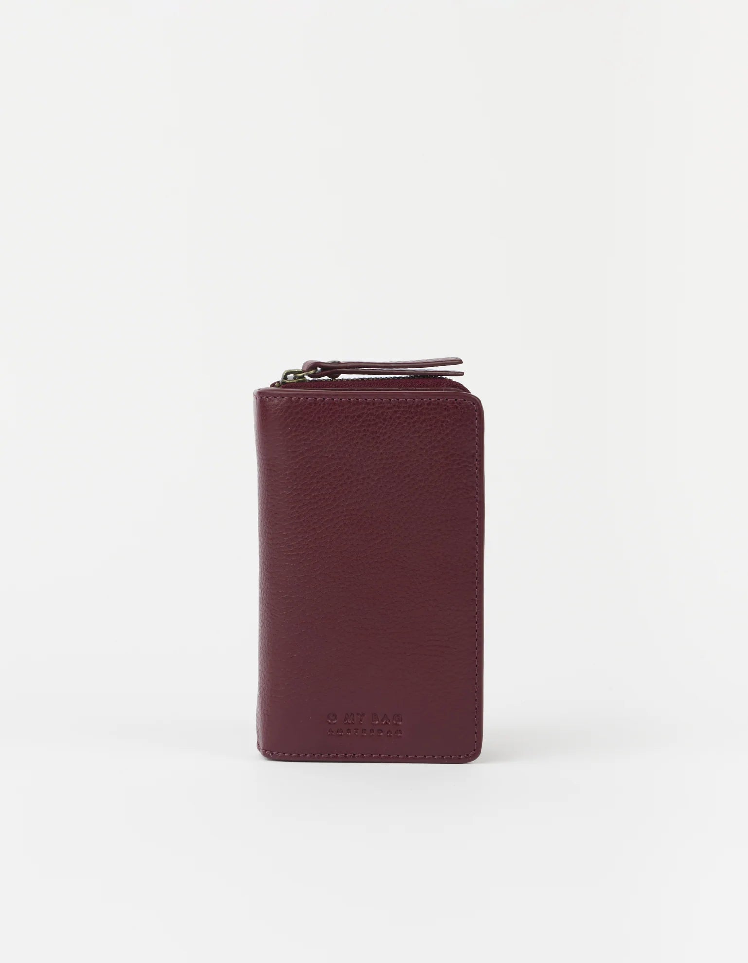 Jett Wallet Dark Cherry Soft Grain Leather | O MY BAG