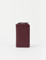 Jett Wallet Dark Cherry Soft Grain Leather | O MY BAG