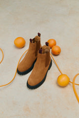 Misha Chelsea Brown Boots | Jutelaune