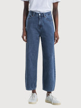 Leila Alex Dark Worn Jeans | KINGS OF INDIGO