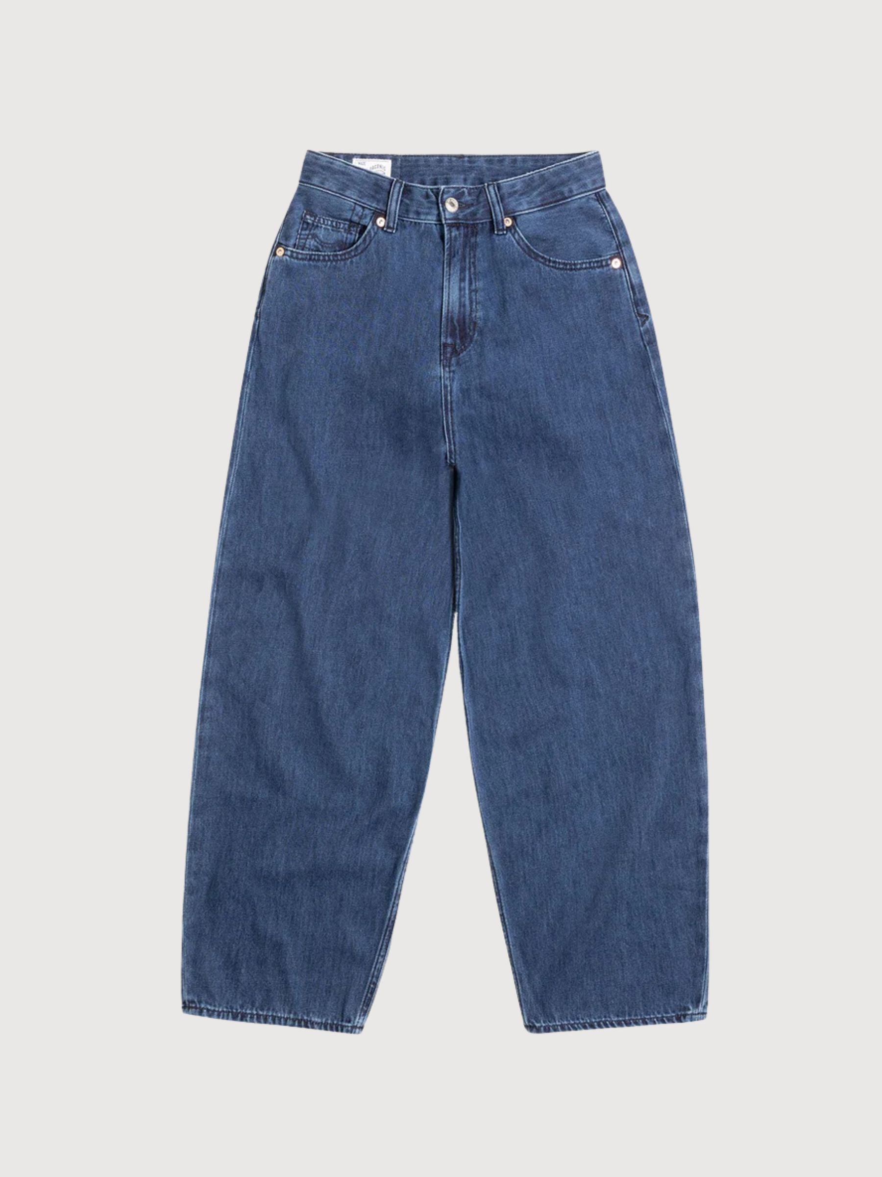 Leila Alex Dark Worn Jeans | KINGS OF INDIGO