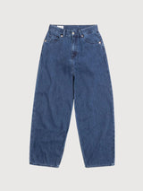 Leila Alex Dark Worn Jeans | KINGS OF INDIGO