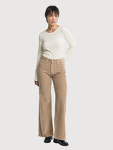 Jane Silver Mink Trousers Women | King Of Indigo