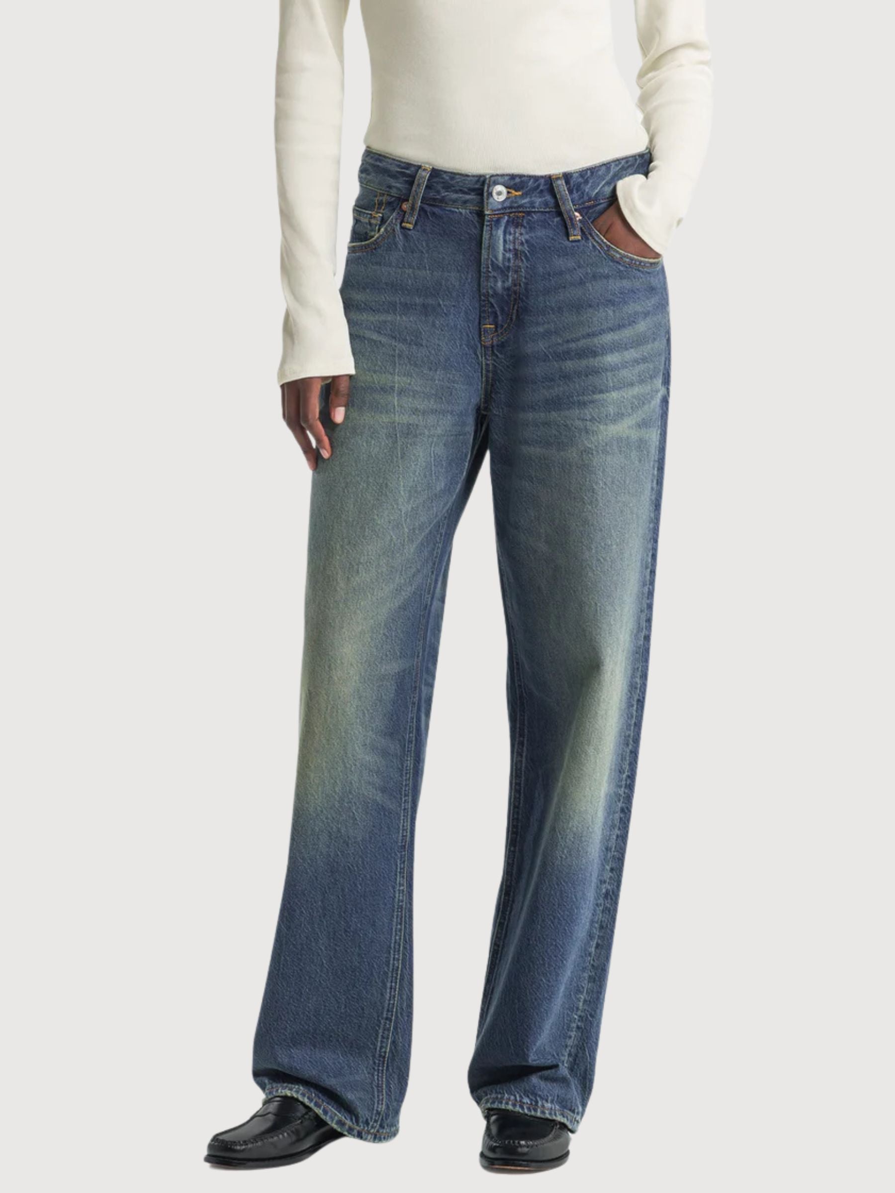 Jeans Joan Dunkelblau Damen Baumwolle | Kings Of Indigo