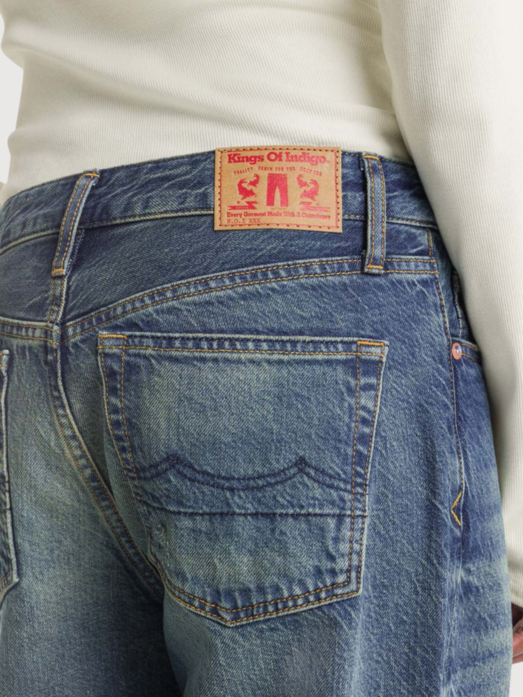 Jeans Joan Dunkelblau Damen Baumwolle | Kings Of Indigo