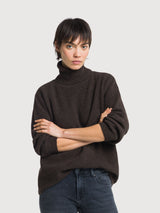 Enyu Brown Frau Pullover | King Of Indigo