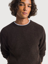 Hector Brown Man strickte Pullover | King Of Indigo