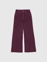 Trouser Jane Purple Woman Cotton | Kings OF Indigo