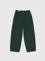 Trouser Leila Cord Green Woman | Kings Of Indigo