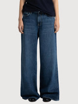 Jeans Tiy Dark Blue Woman Cotton | Kings Of Indigo