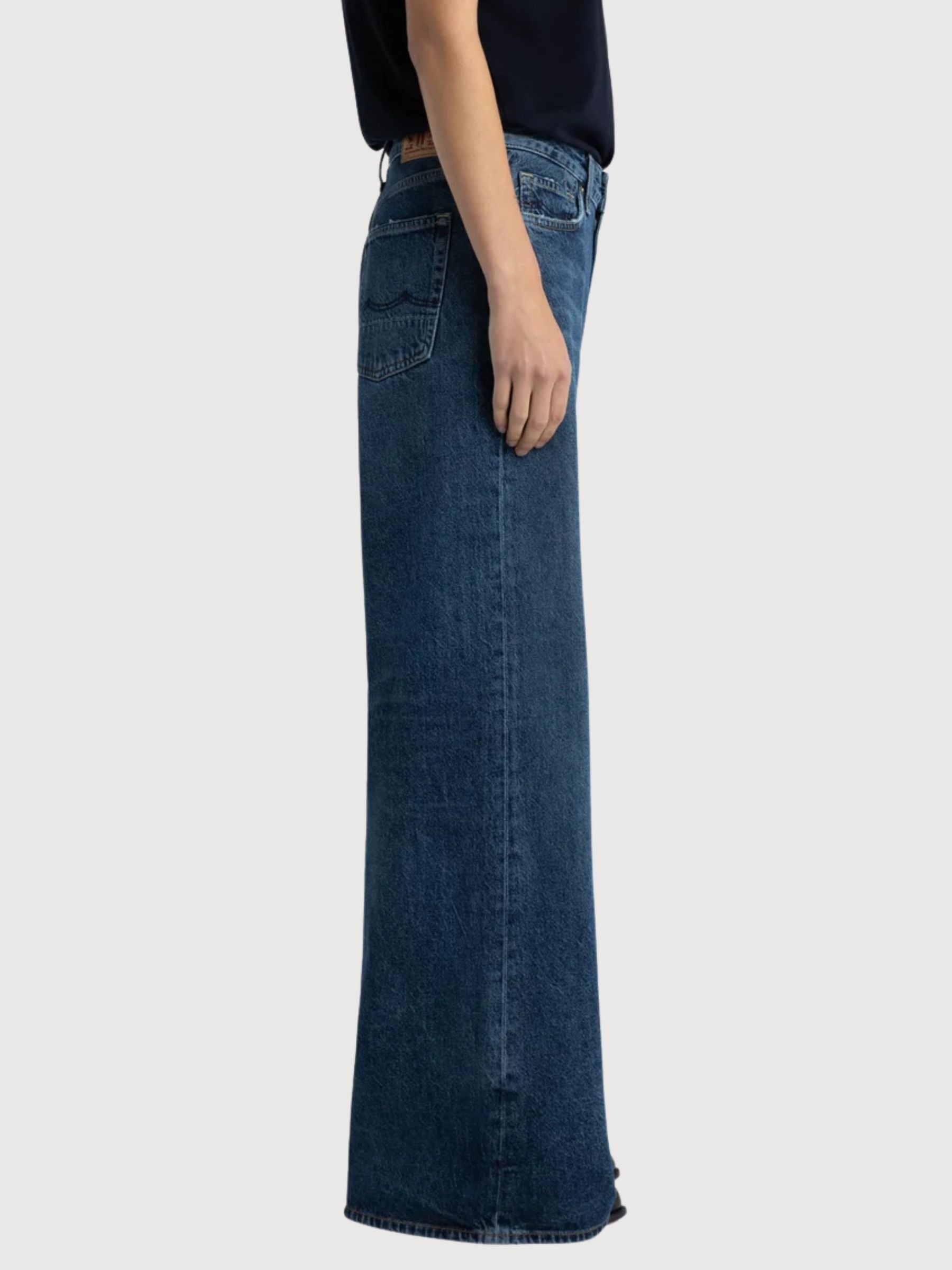 Jeans Tiy Dark Blue Woman Cotton | Kings Of Indigo