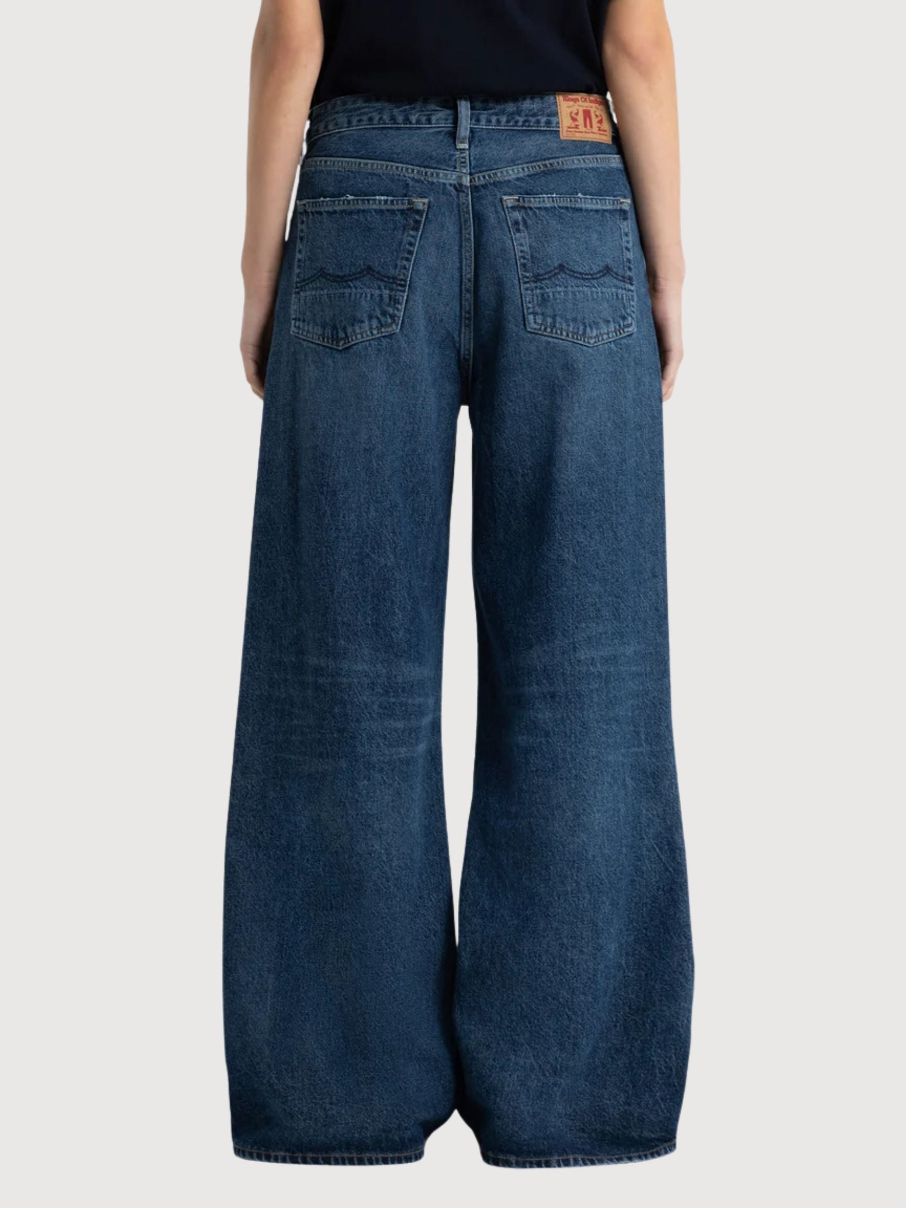 Jeans Tiy Dark Blue Woman Cotton | Kings Of Indigo