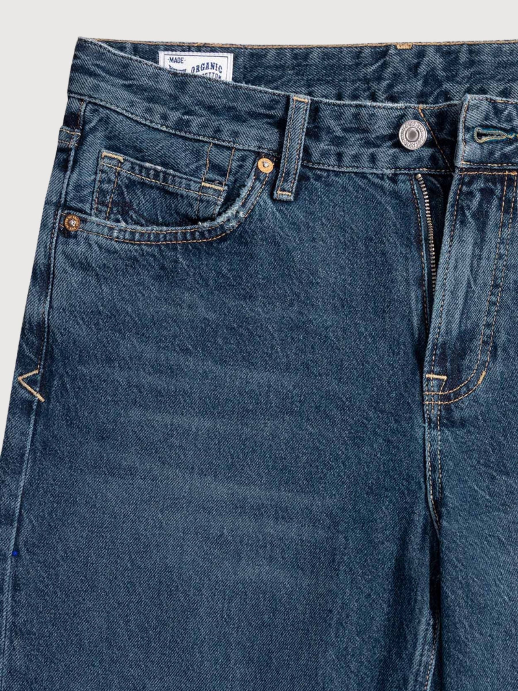 Jeans Tiy Dark Blue Woman Cotton | Kings Of Indigo