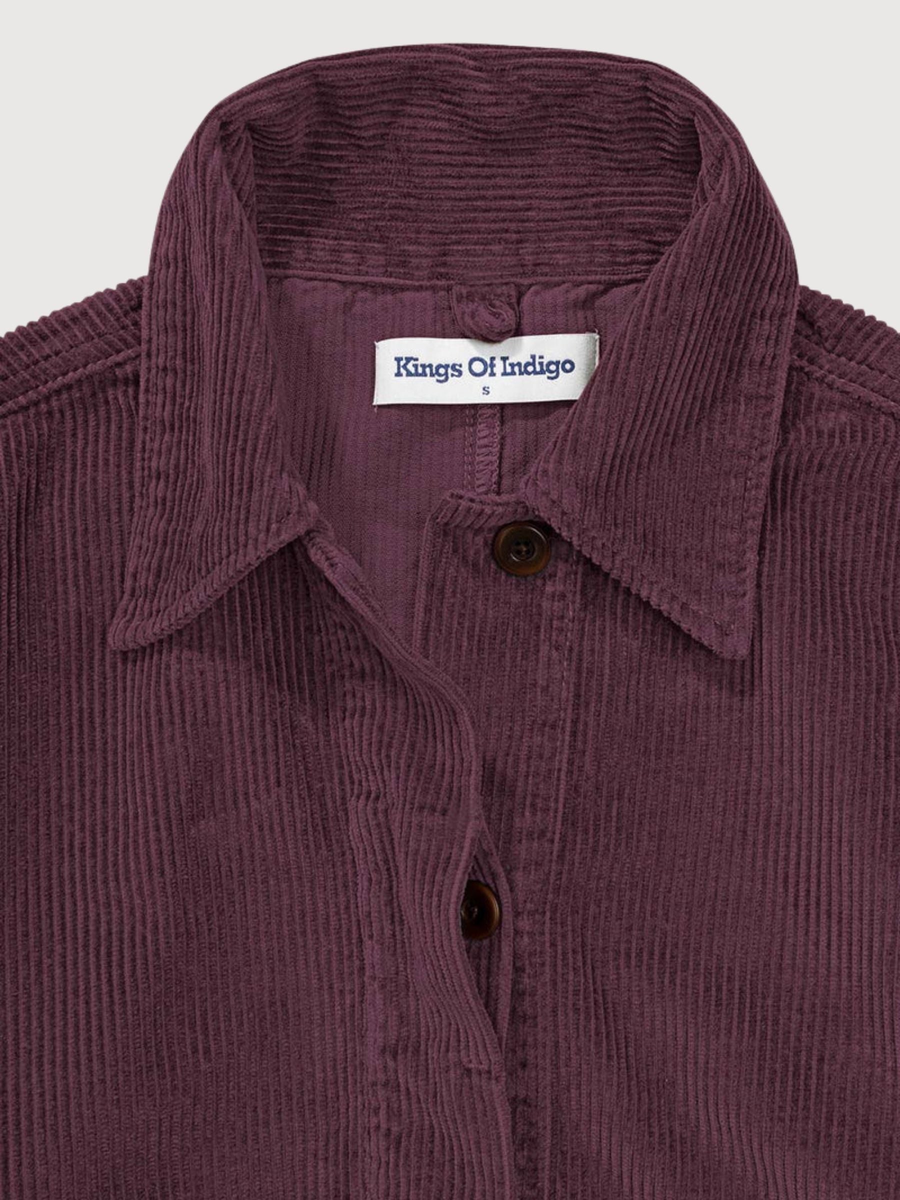 Jacket Ota Cord Purple Woman | Kings Of Indigo