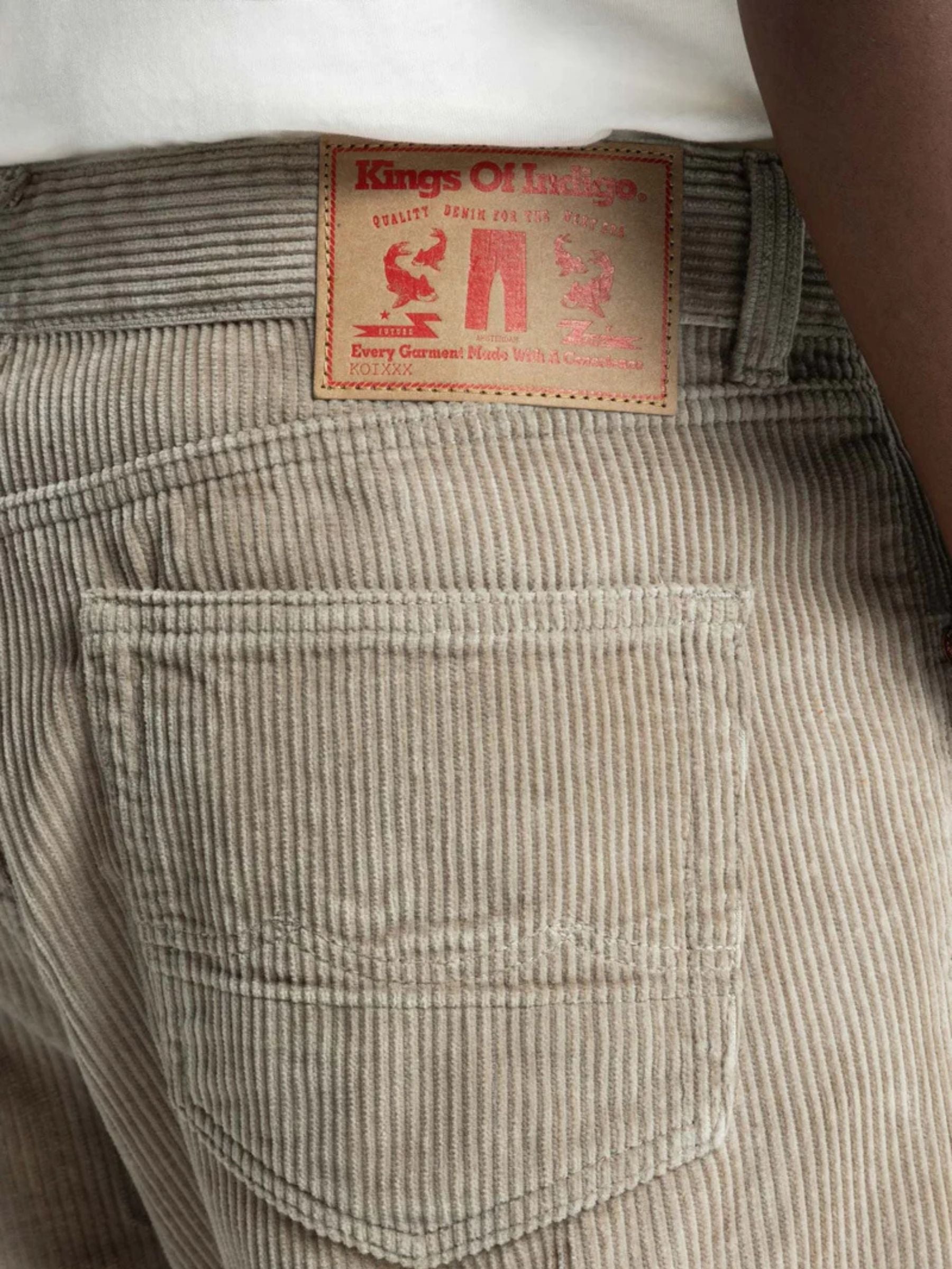 Pantaloni Sushan Cord Beige Uomo | Kings Of Indigo