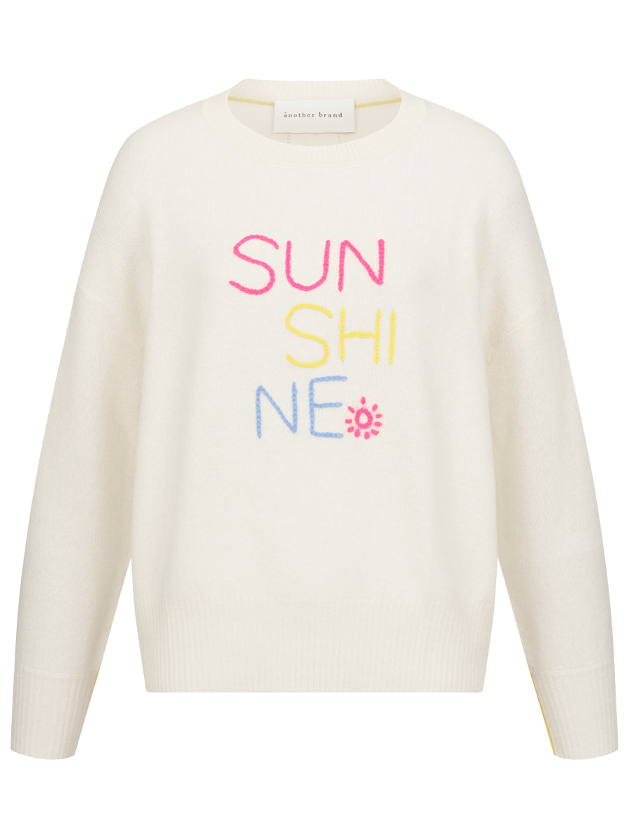 Pullover Sunshine Cashmere Bianco | Another Brand