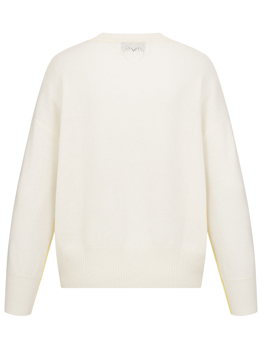 Pullover Sunshine Cashmere Bianco | Another Brand