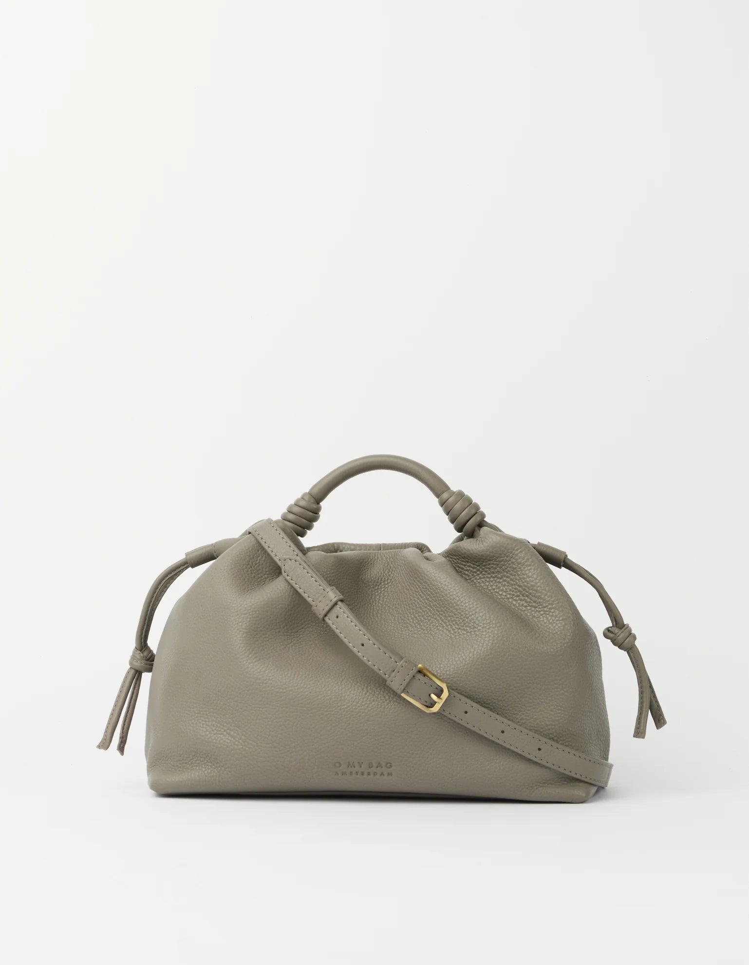 Kiki Midi - Pelle Morbida Effetto Grana Color Argilla | O MY BAG