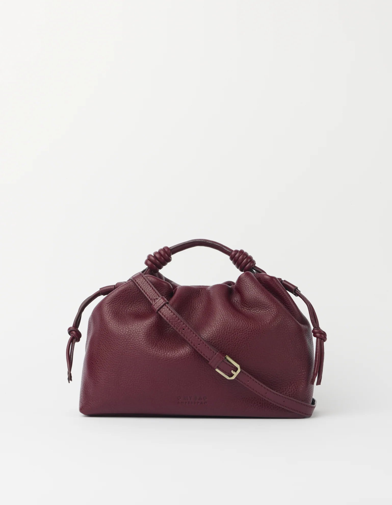 Kiki Midi - Dark Cherry Soft Grain Leather | O MY BAG