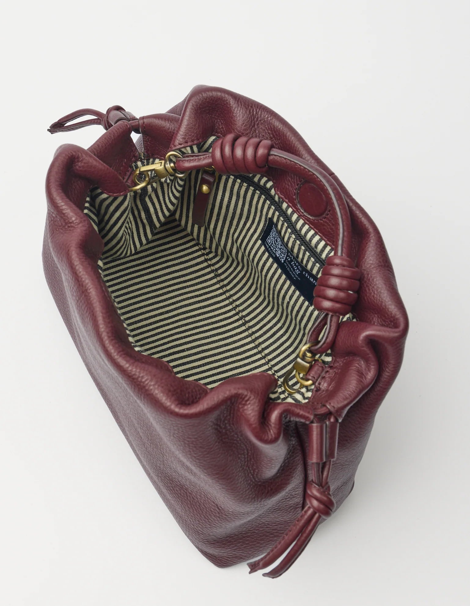 Kiki Midi - Dark Cherry Soft Grain Leather | O MY BAG