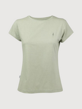 Maglietta TreeShirt Donna Verde chiaro Cotone organico | Nikin